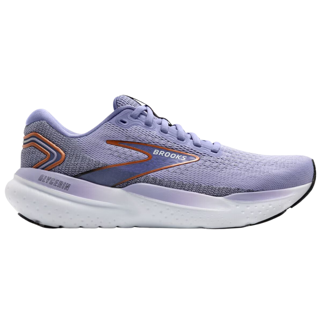 Brooks Women's Glycerin 21 Neutral Running Shoe | 544 Lavender/Black/Copper | 1204081B544 | The Run Hub