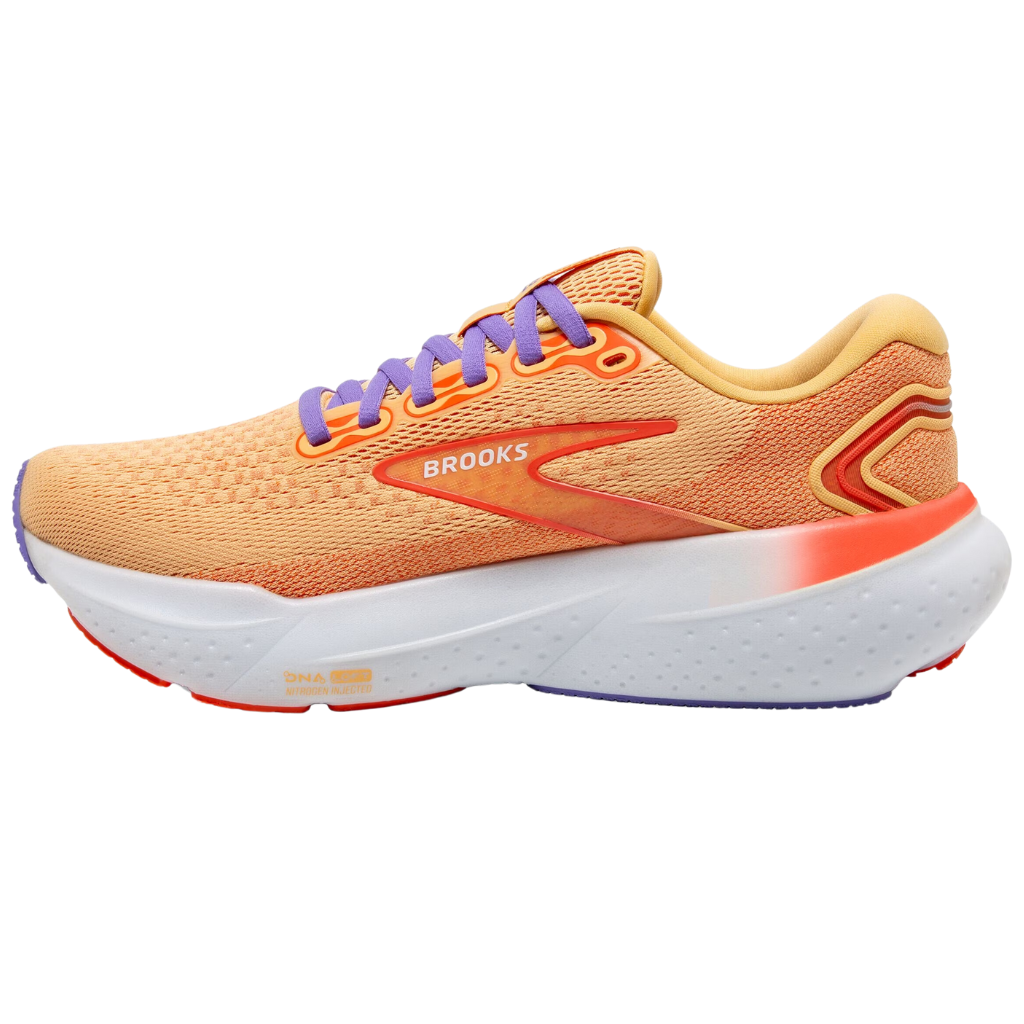 Brooks Women's Glycerin 21 Neutral Running Shoe | Sunburst/Nasturtium/Purple | 1204081B 894 | The Run Hub