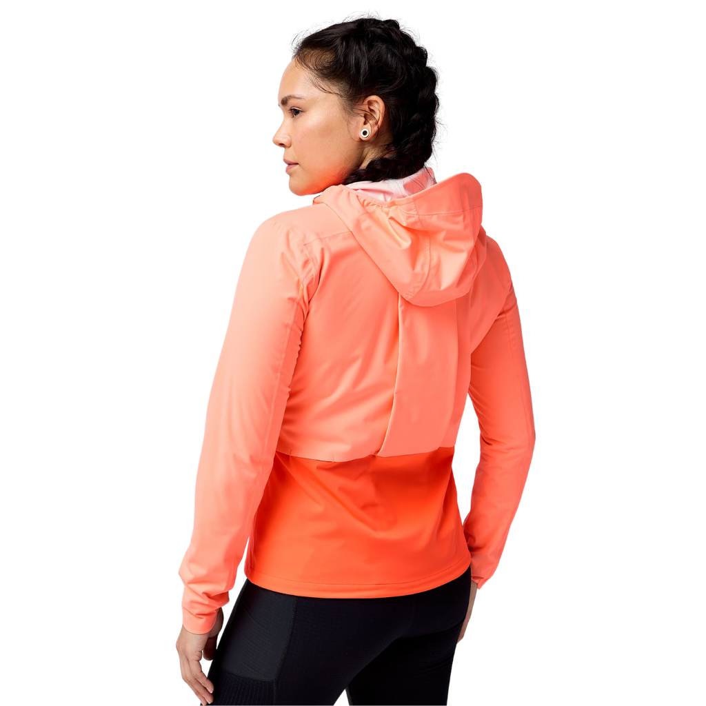 Brooks Women's High Point Waterproof Jacket 2 | Neo Ember / Flame | 221710-808 | The Run Hub