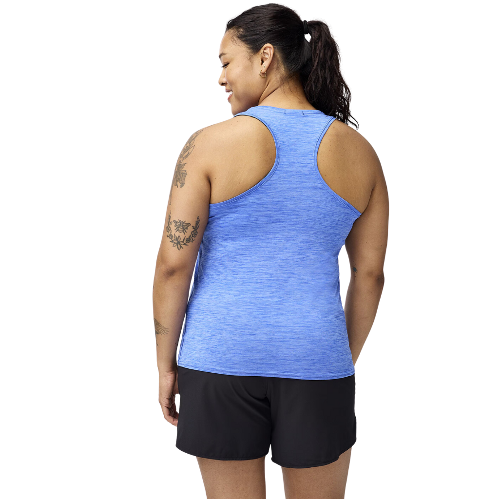 Brooks Women's Luxe Tank | Heather Bluebell | 221660-483 | The Run Hub