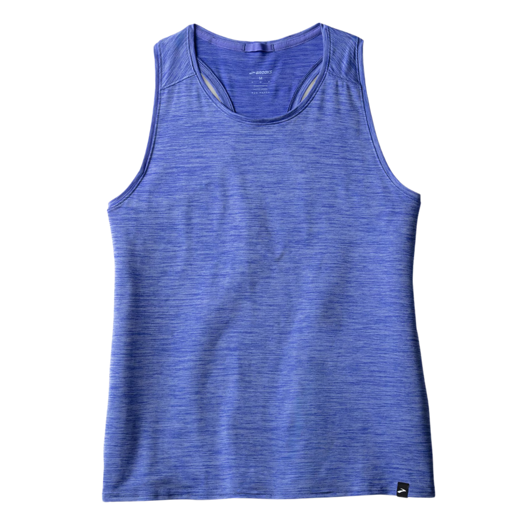 Brooks Women's Luxe Tank | Heather Bluebell | 221660-483 | The Run Hub