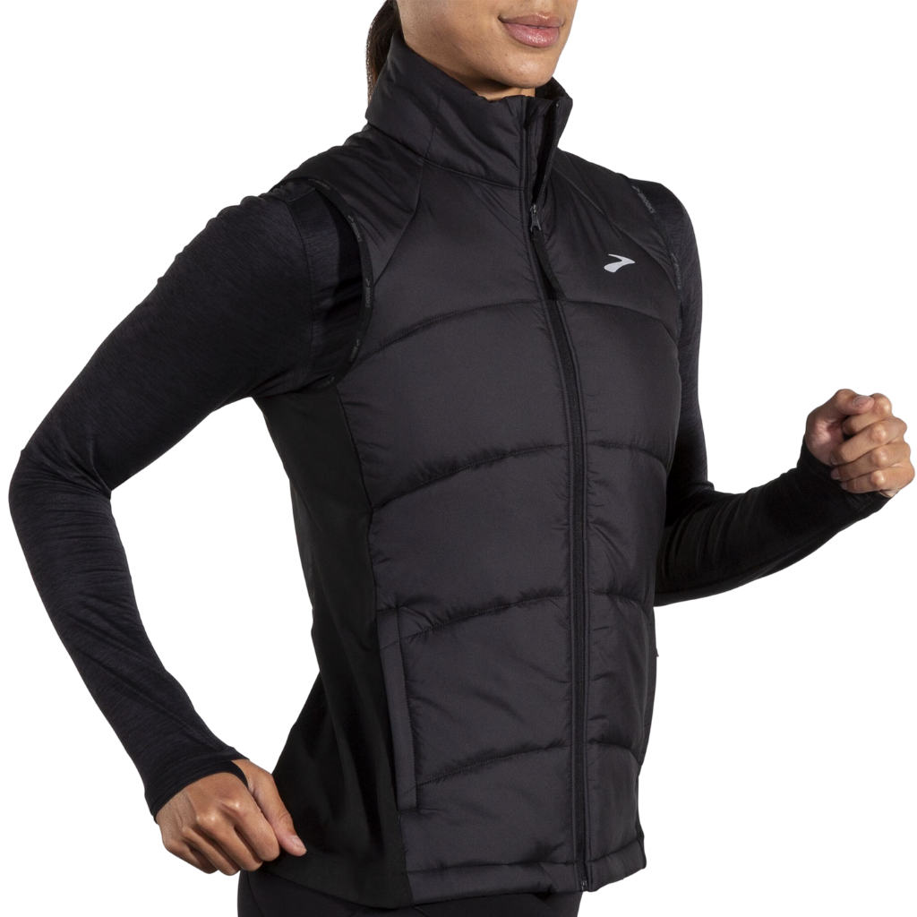 Brooks Women's Shield Hybrid Vest 3.0 | Black | 221695001 | The Run Hub