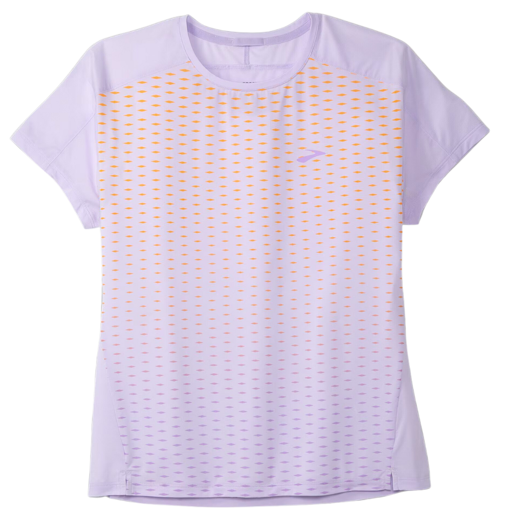 Brooks Women's Sprint Free 2.0 Short Sleeve Running Top | 596 Lt Purple/ Recharge | 221613-596 | The Run Hub