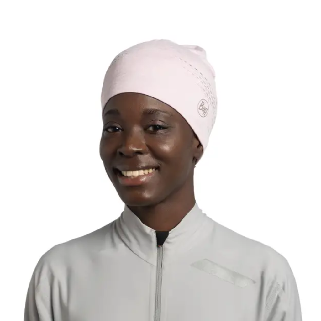 Buff Reflective DryFlx® Beanie | Solid Camelia | Beanie for Runners | The Run Hub