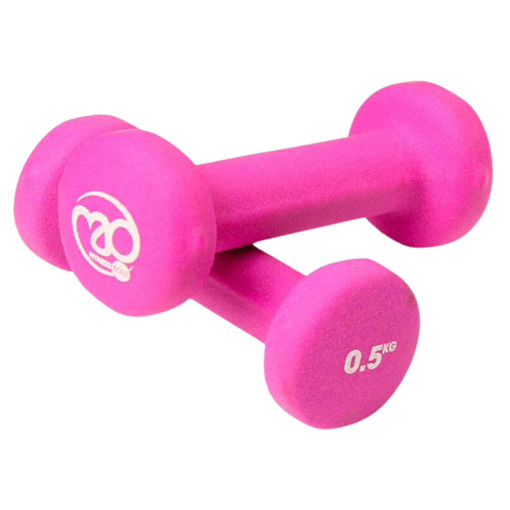 CAO Fitness Neoprene Dumbbells Pink | 0.5kg Dumbbells | The Run Hub 