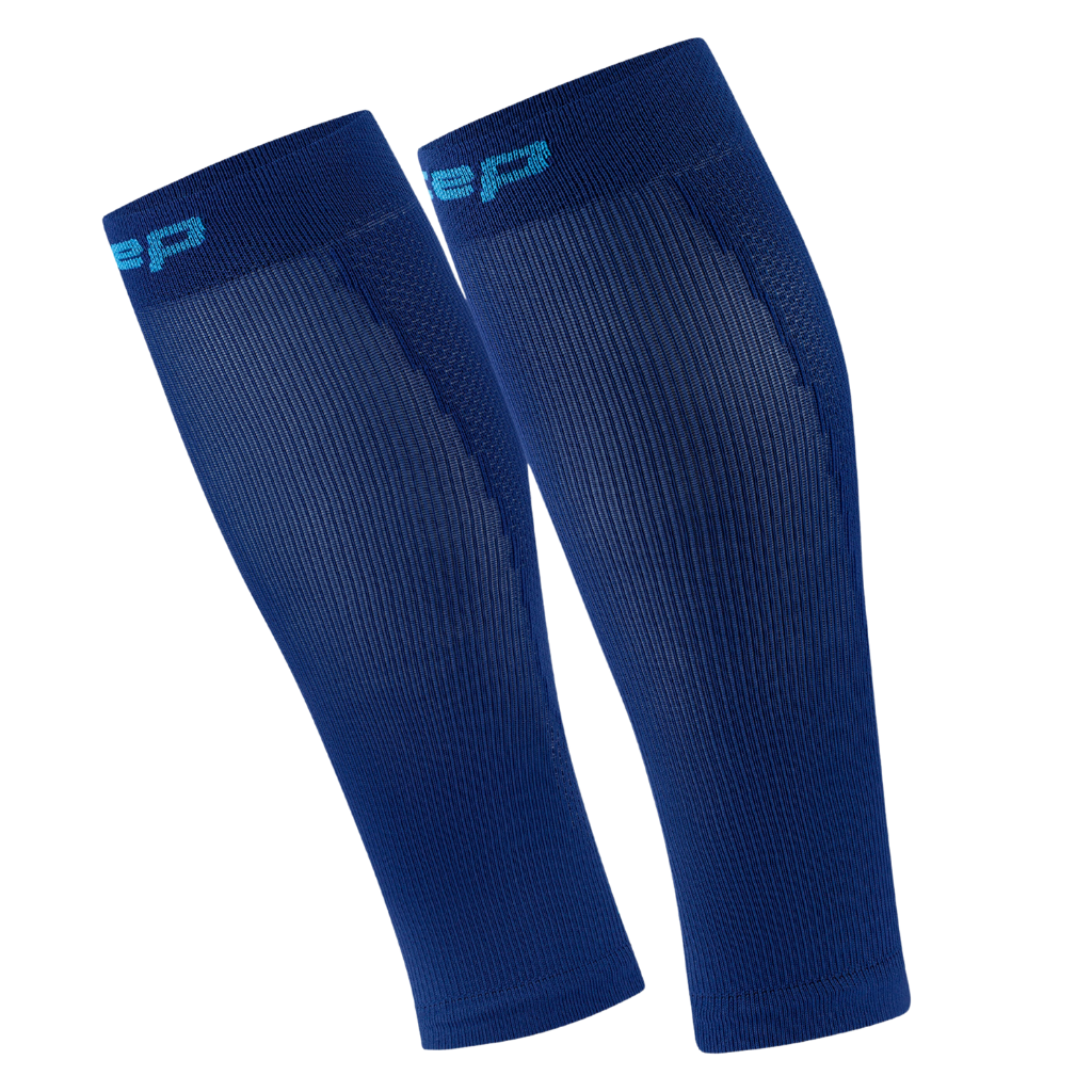 CEP Men's Core The Run Compression Calf Sleeves | Dark Blue | WS80YR | The Run Hub