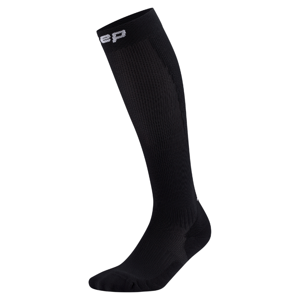 CEP Men's Core The Run Compression Tall Socks | Black | WP805R | The Run Hub