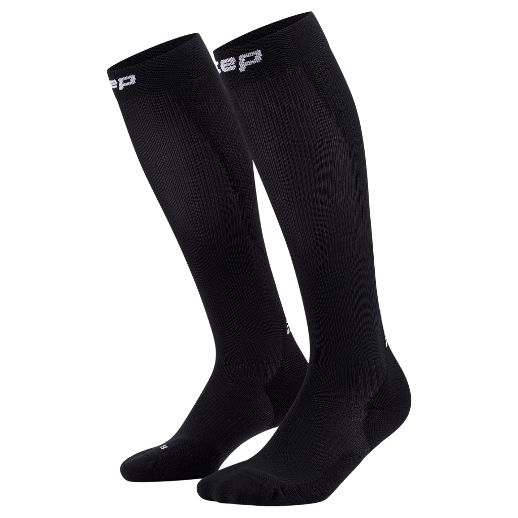 CEP Men's Core The Run Compression Tall Socks | Black | WP805R | The Run Hub