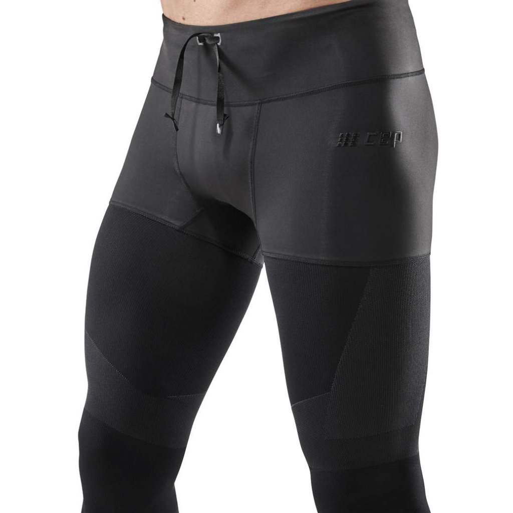 CEP Sports Men's Compression Tights | Black | W319C | The Run Hub