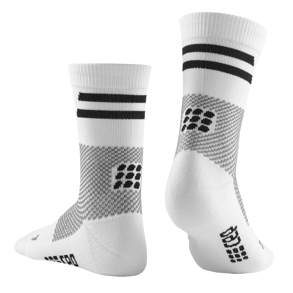 CEP Sports Training Socks Mid-Cut Socks | White | WP1C0X | The Run Hub