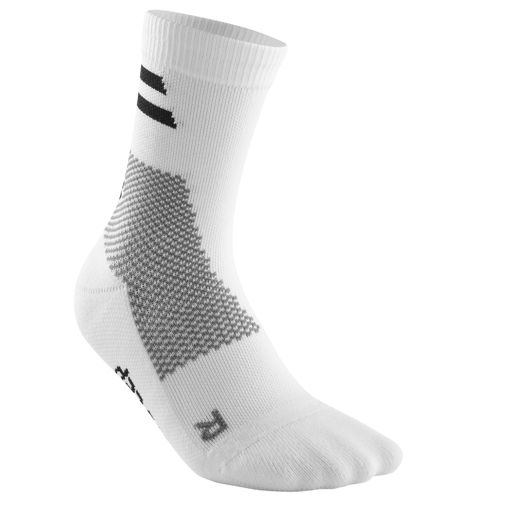 CEP Sports Training Socks Mid-Cut Socks | White | WP1C0X | The Run Hub