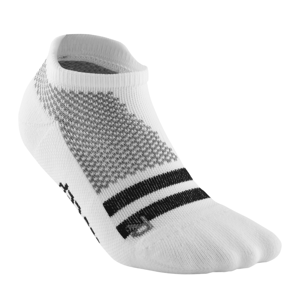 CEP Unisex Training No Show Socks | White | WP160X | The Run Hub