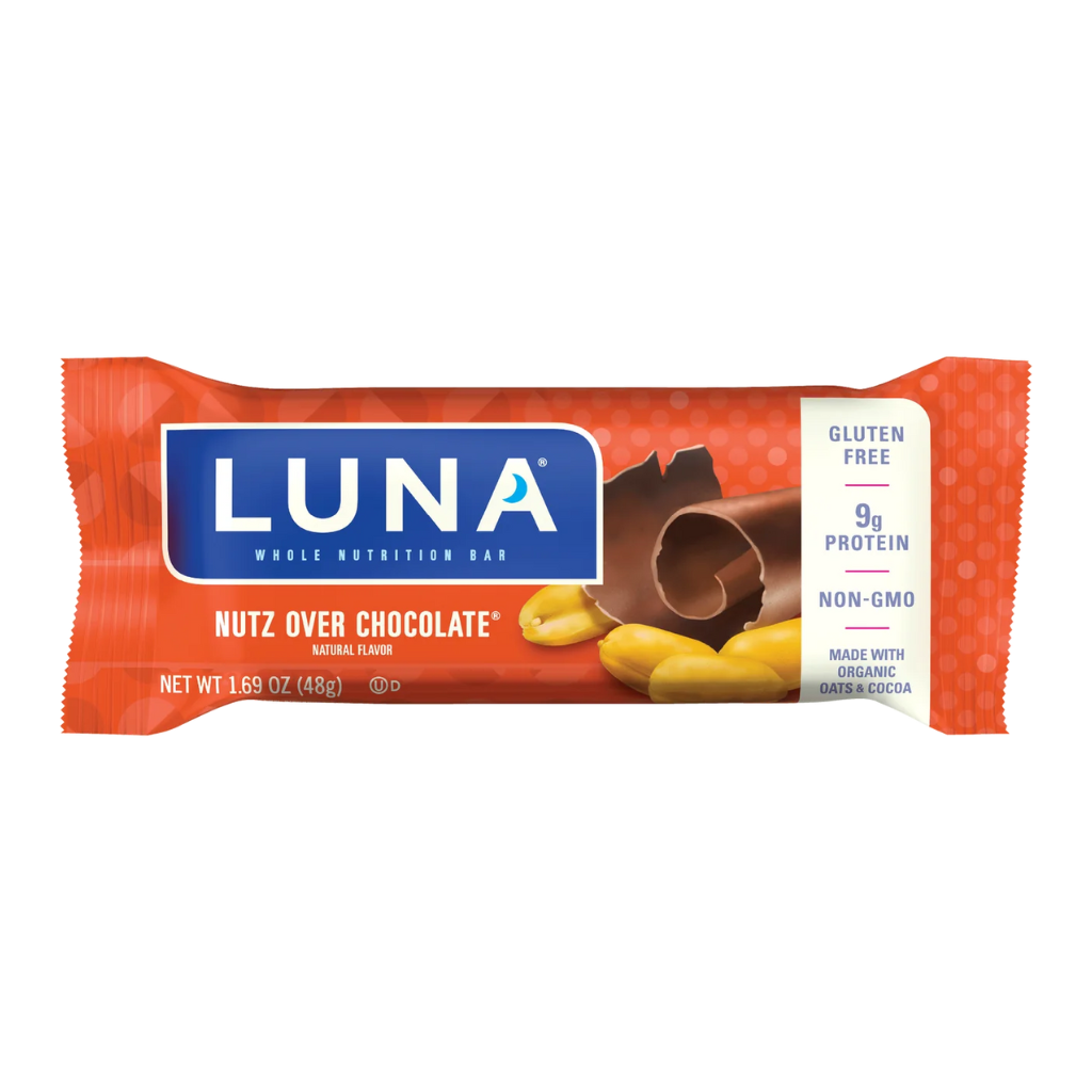 CLIF Bar | Luna Bar Nutz Over Chocolate® Flavor | The Run Hub