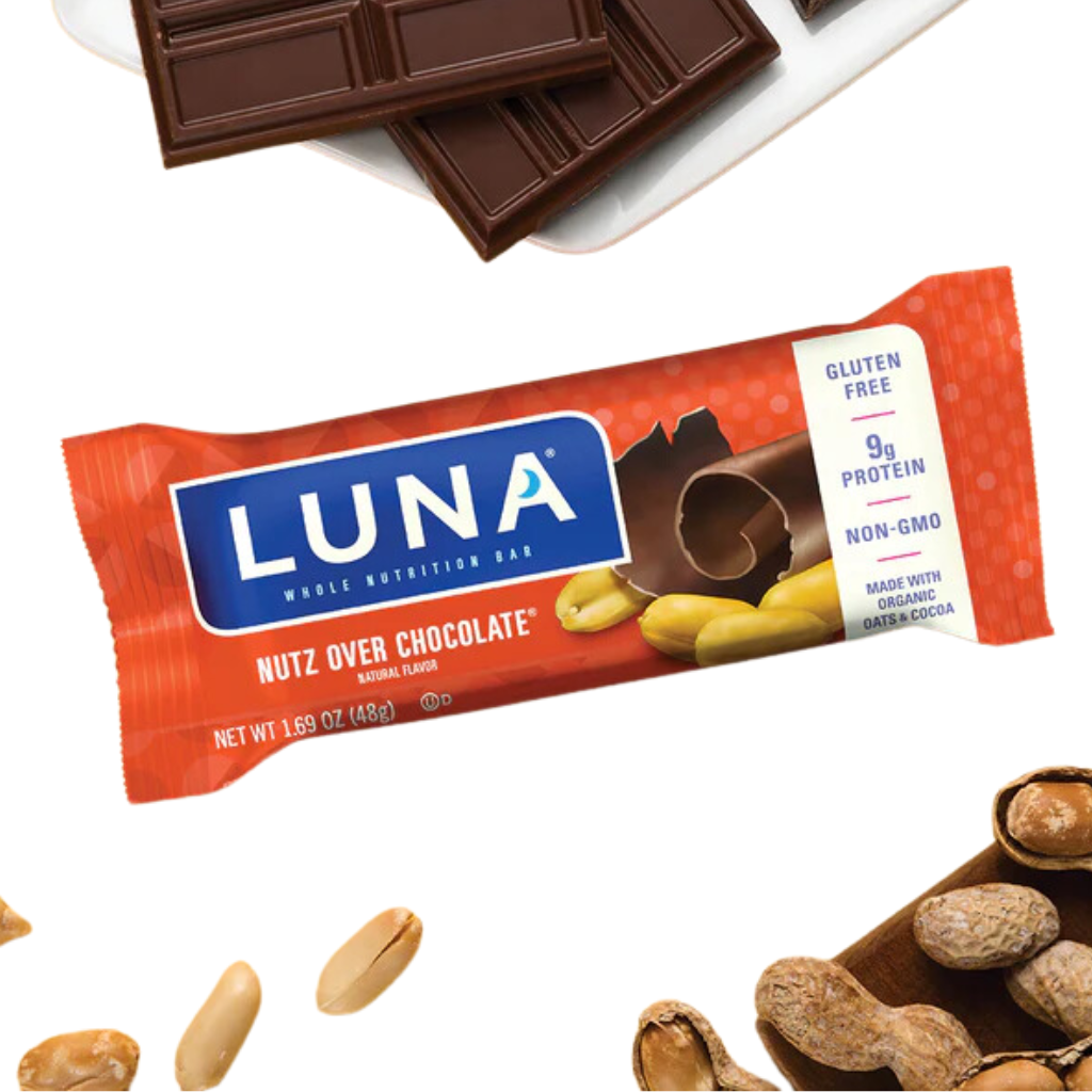 CLIF Bar | Luna Bar Nutz Over Chocolate® Flavor | The Run Hub