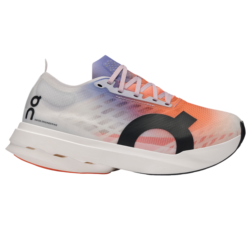  ON Cloudboom Strike | 3ME30480256 | white/flame | Men's Carbon plated Racing Shoes | The Run Hub