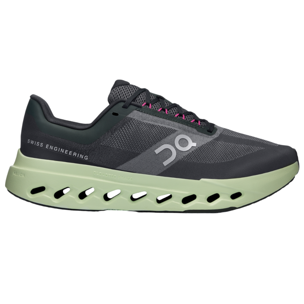 ON Cloudsurfer Next | Black/Lima | Men's Neutral Running Shoes | The Run Hub