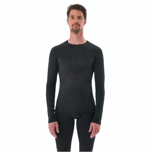 Compressport On/Off Base Layer Long Sleeve Top | Black | The Run Hub