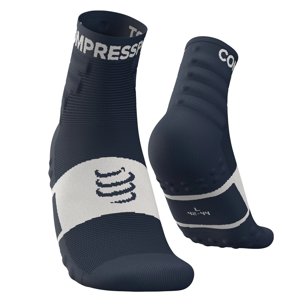 Compressport Run Training Socks 3D Dots - 2 Pack  | Blues/White |  | The Run Hub