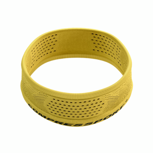 Compressport Thin Headband On/Off | Ceylon Yellow | The Run Hub  