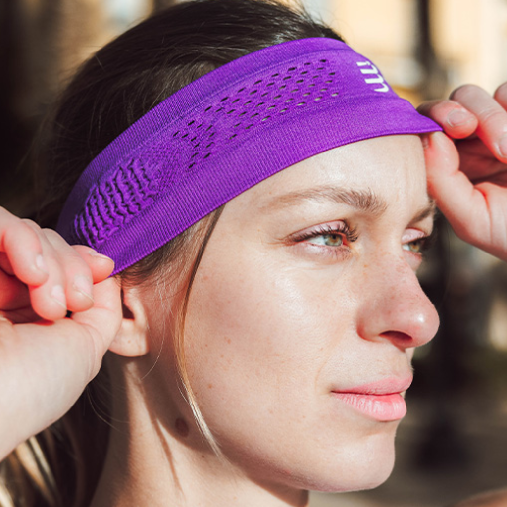 Compressport Thin Headband On/Off | Lilac | The Run Hub