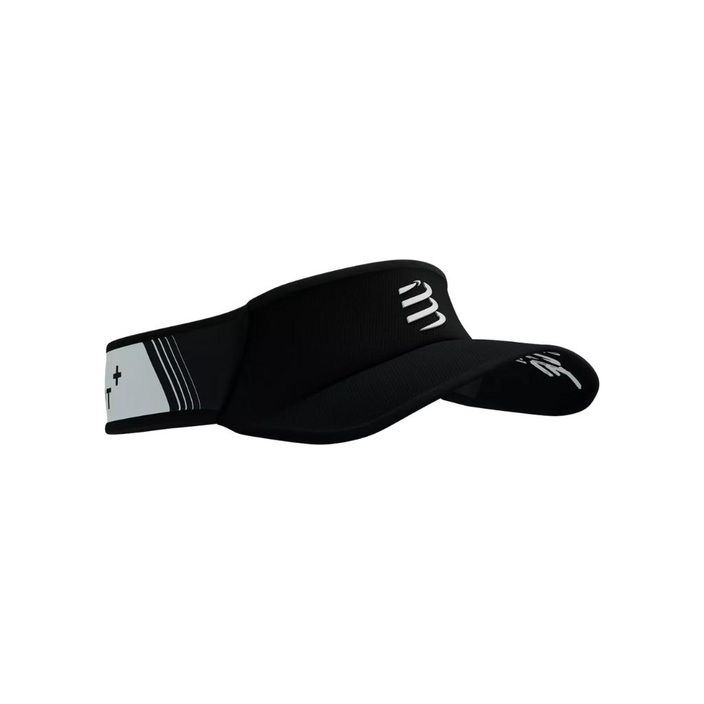 Compressport Visor Ultralight | Black & White | 7630102563641 | The Run Hub