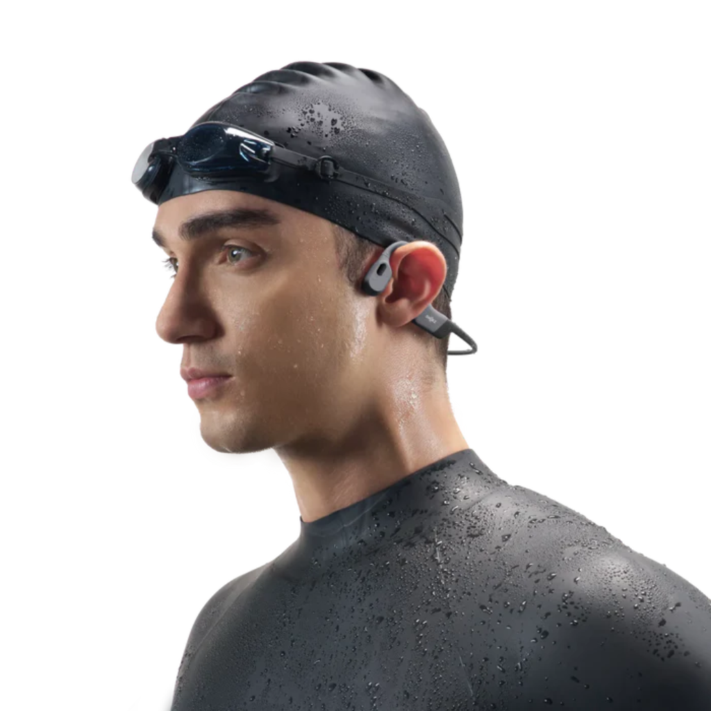 Shokz OpenSwim Pro Grey | Durable IP68 waterproof rating | The Run Hub