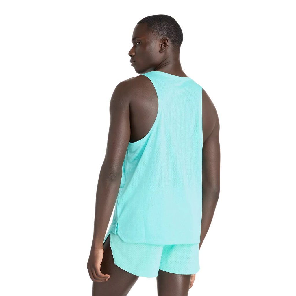 New Balance Athletics Singlet | Cyber jade | Men's Running Singlet | The Run Hub