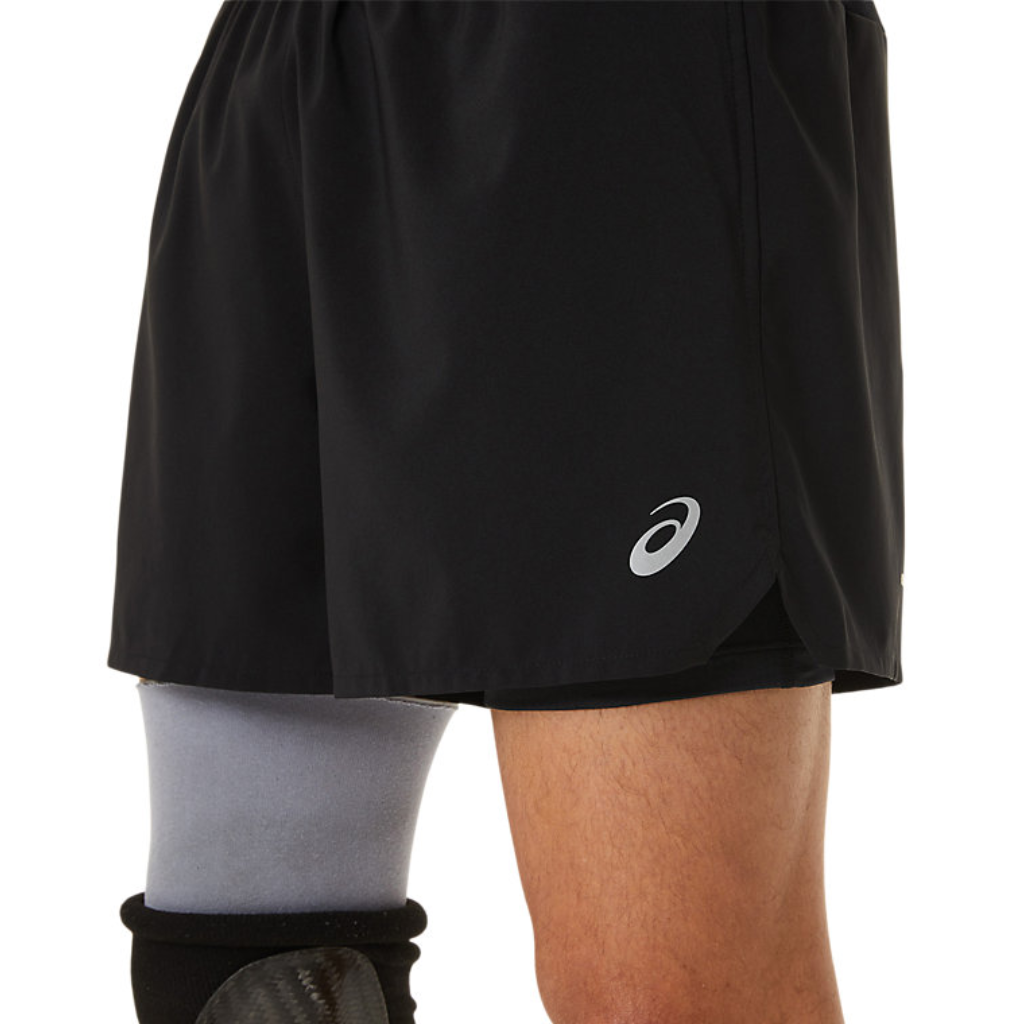 ASICS Road 2 in 1 5" Shorts | Black | Men's Running Shorts | The Run Hub