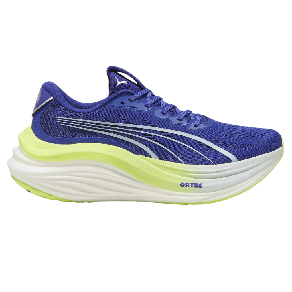 Blue and green puma shoes discount