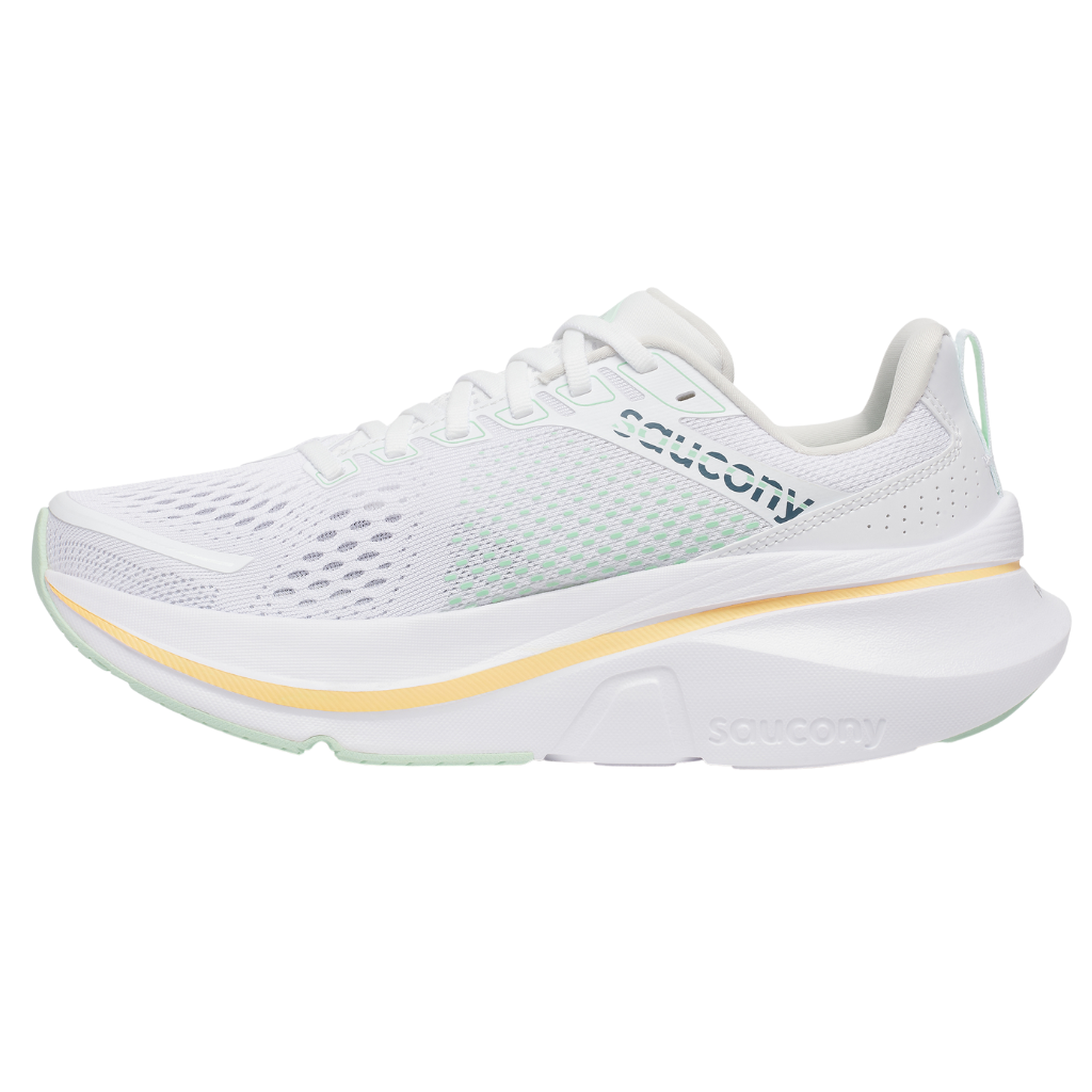 Women's Saucony Guide 17 Support Running Shoe | S10936-220 | WHITE/PEEL | The Run Hub