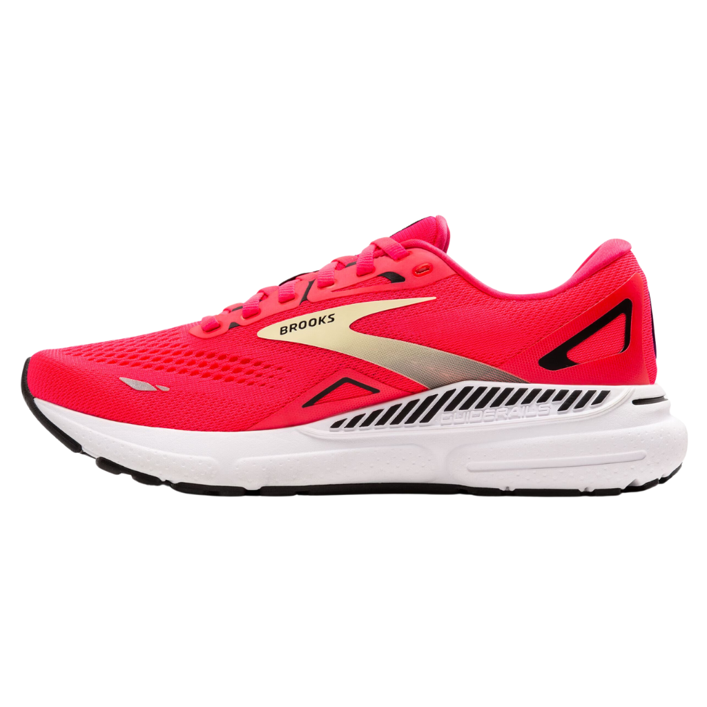 Brooks Adrenaline GTS 23 | 678 Diva Pink/Yellow/Black | Women's Support Running Shoes | The Run Hub
