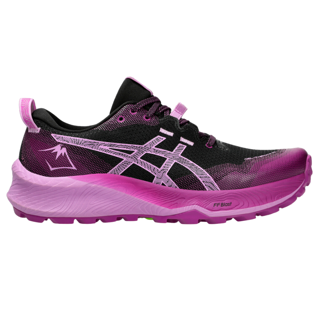 ASICS GEL-TRABUCO™ 12 | BLACK/LAVENDER GLOW | Women's Trail Running Shoes | The Run Hub