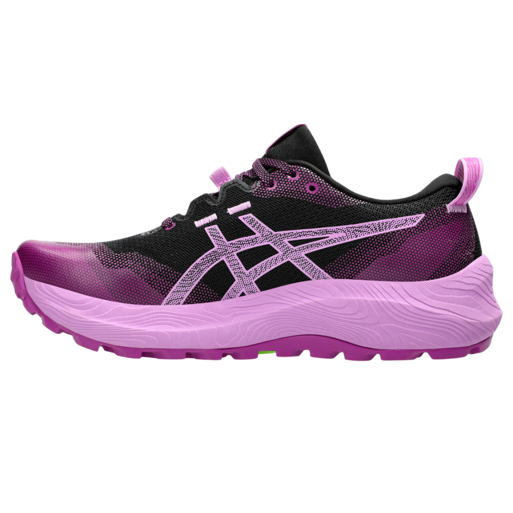 ASICS GEL-TRABUCO™ 12 | BLACK/LAVENDER GLOW | Women's Trail Running Shoes | The Run Hub