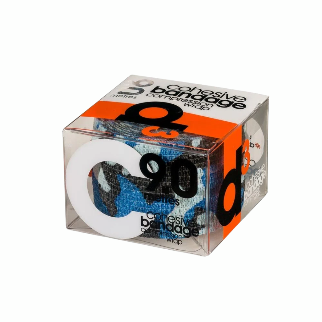 D3 Cohesive Bandage 9m | Blue Camo | The Run Hub
