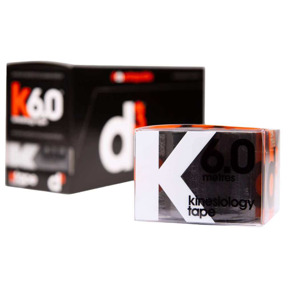 D3 K6.0 Kinesiology Tape | Black | The Run Hub