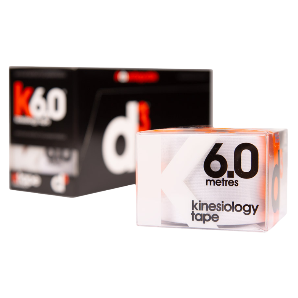 D3 K6.0 Kinesiology Tape | White | The Run Hub
