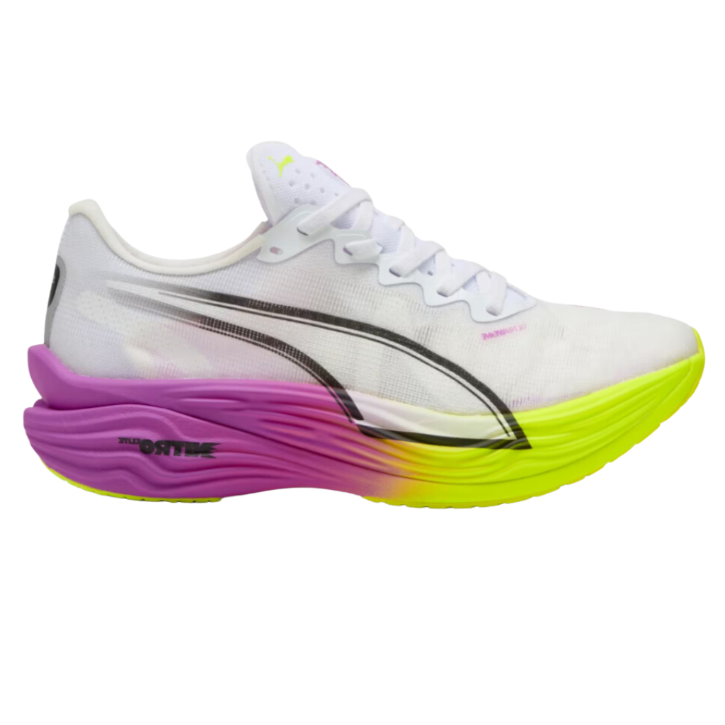 Puma DEVIATE NITRO™ ELITE 3 | PUMA WHITE-PURE MAGENTA | Women's Racing Shoes | The Run Hub