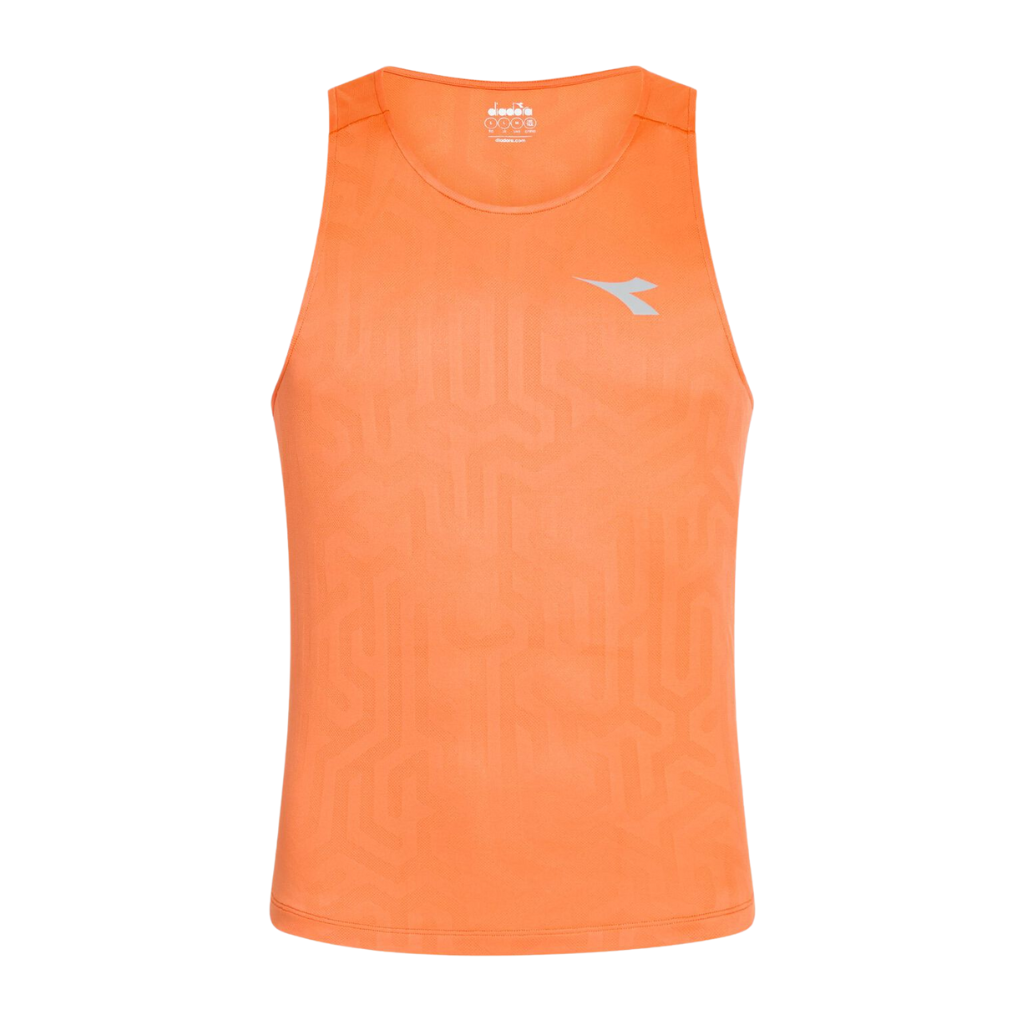 Diadora Men's Super Light Tank | ORANGE NECTARINE | The Run Hub