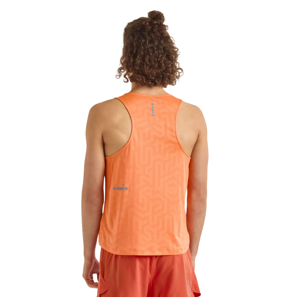 Diadora Men's Super Light Tank | ORANGE NECTARINE | The Run Hub