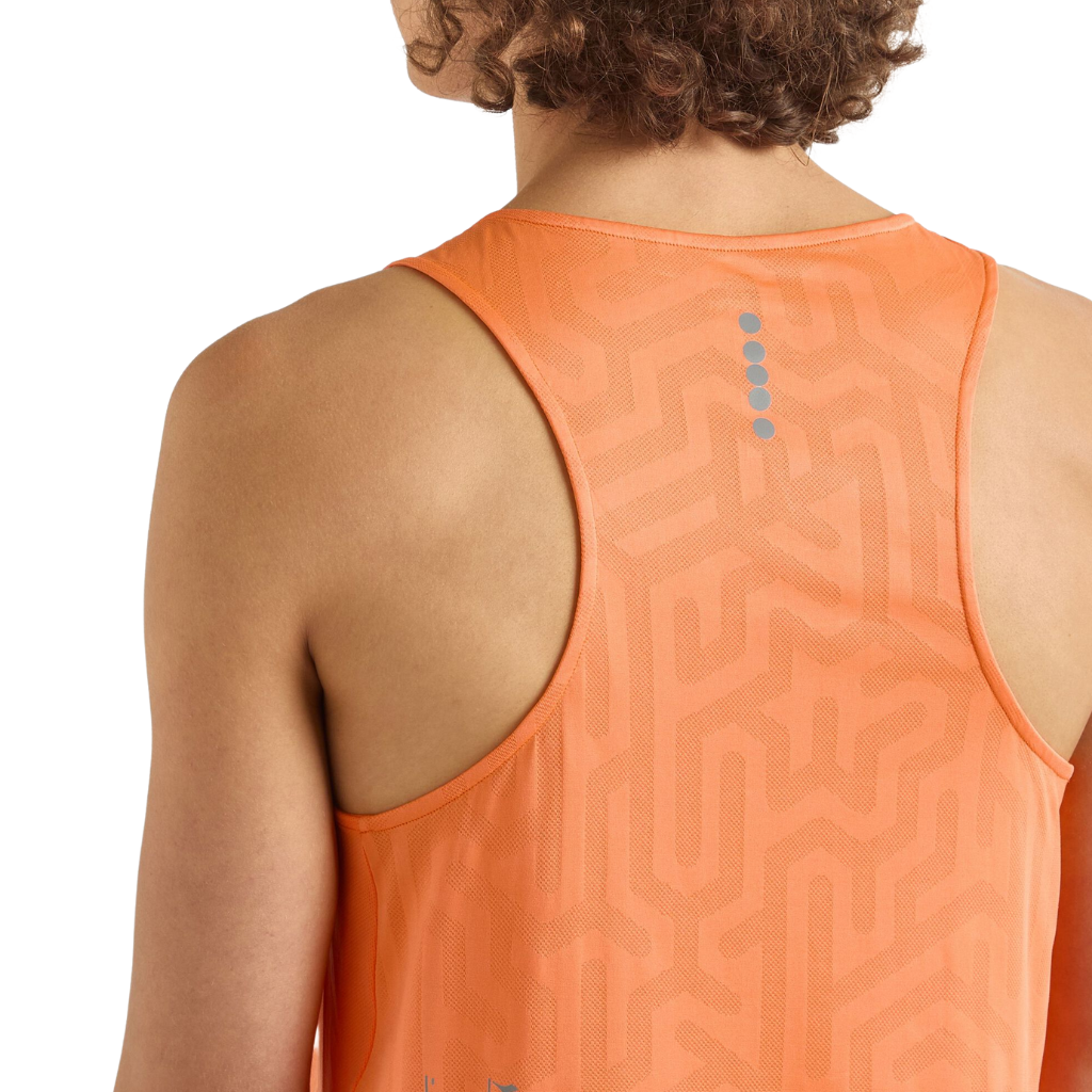 Diadora Men's Super Light Tank | ORANGE NECTARINE | The Run Hub