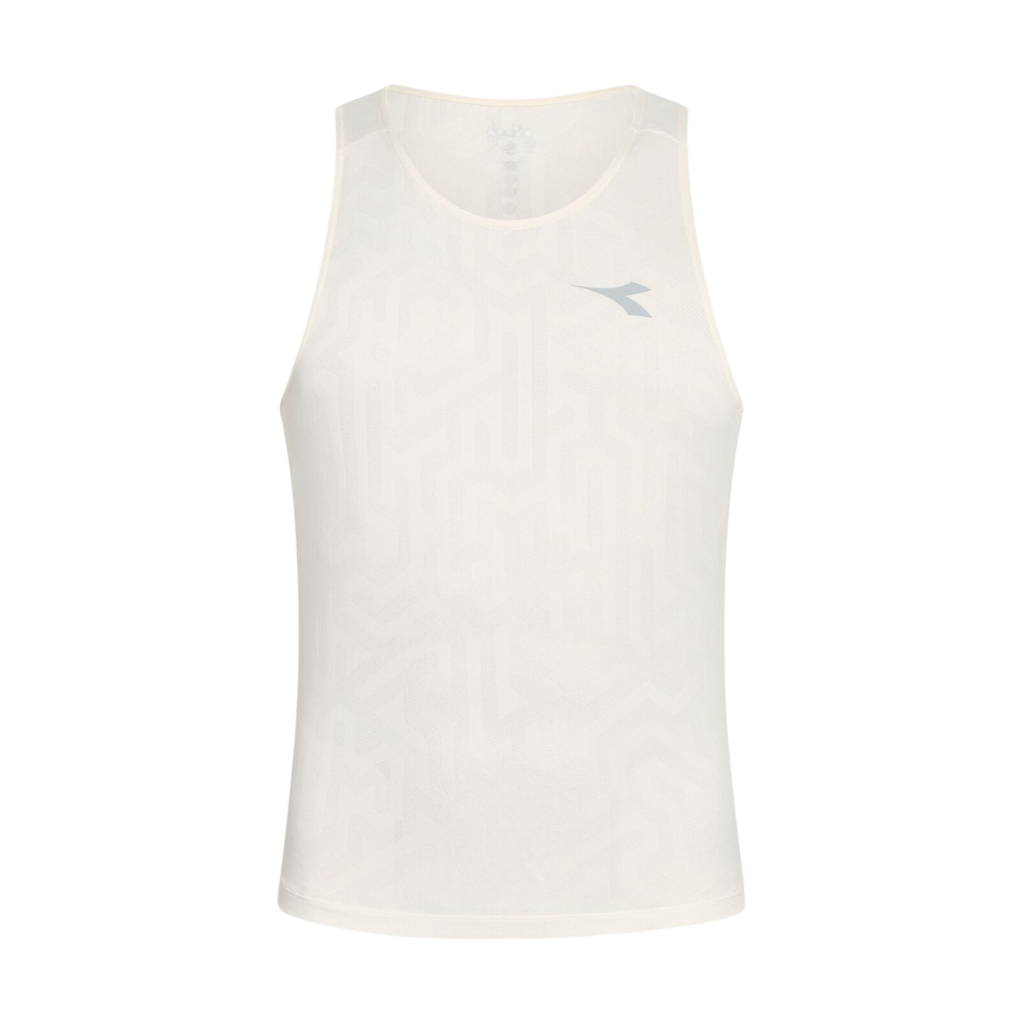 Diadora Men's Super Light Tank | WHISPER WHITE | The Run Hub