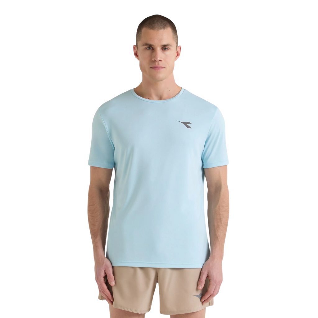 Diadora SS T-Shirt Run | CORYDALIS BLUE | Men's Running T-Shirt | The Run Hub