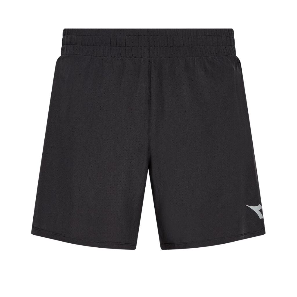 Men's Diadora Shorts 2in1 Run Crew | BLACK | The Run Hub