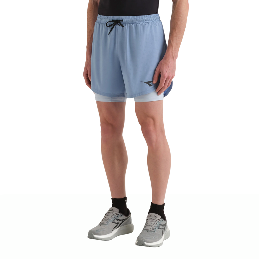 Diadora 2-in-1 Running Shorts | Endless Sky | The Run Hub
