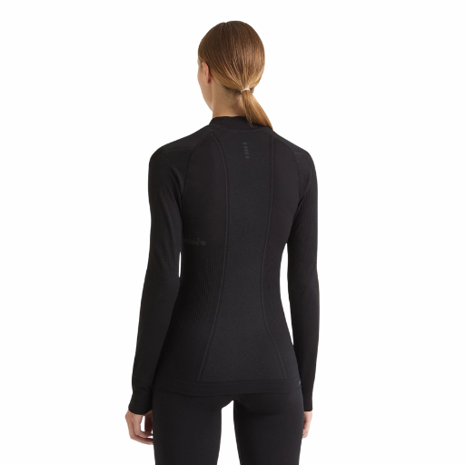 Women's Diadora LS Turtle Neck Stratozero Black The Run Hub