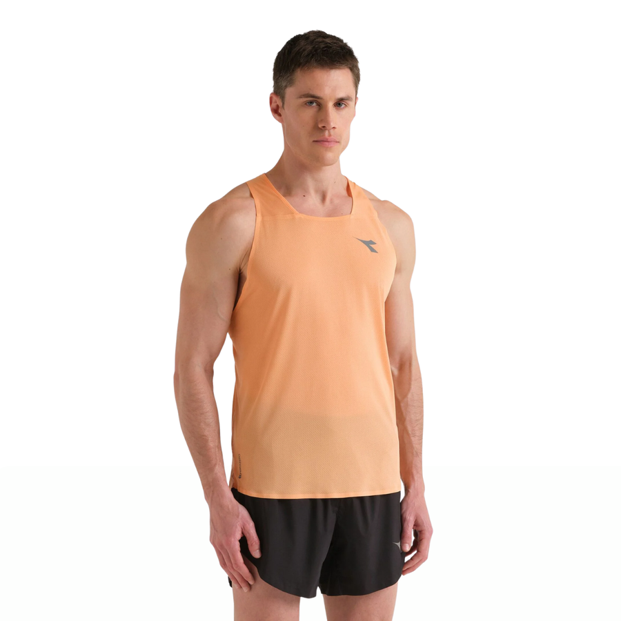 Diadora Super Light FIBRAZERO Tank | Peach Cobbler | The Run Hub