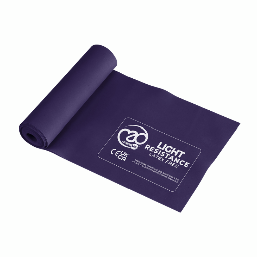 Fitness Mad Latex Free Resistance Band Light | Purple | The Run Hub