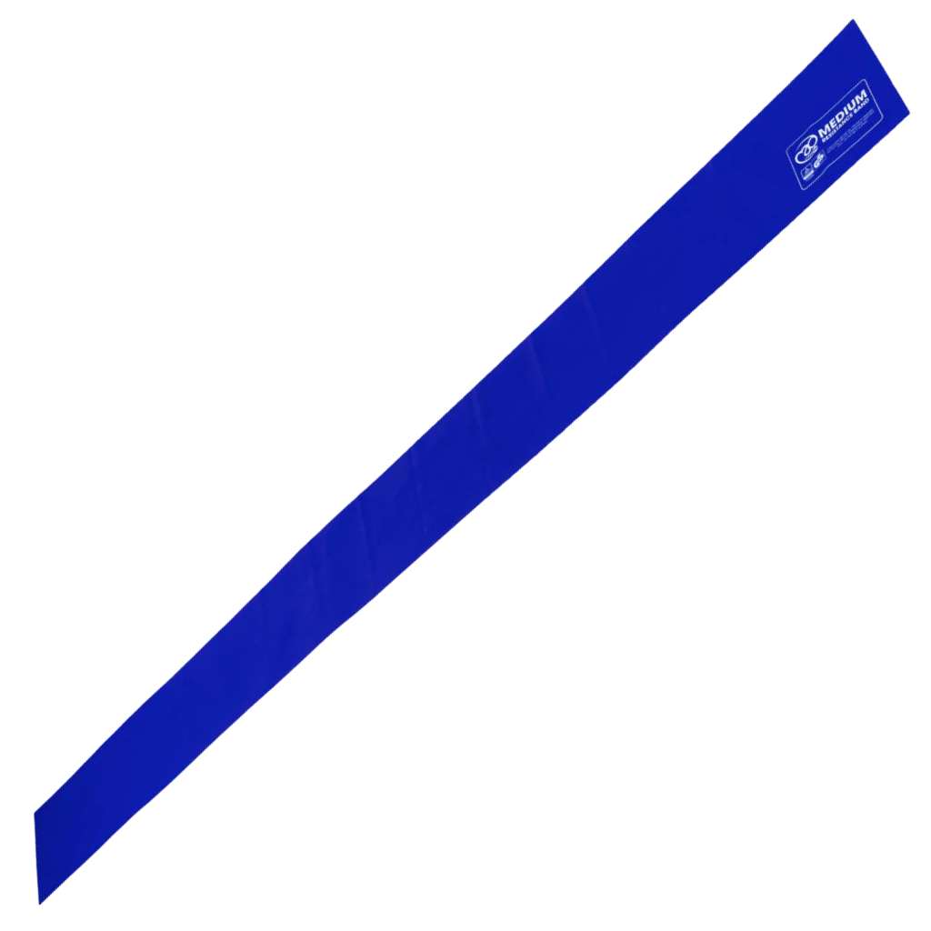 Fitness-Mad Resistance Band Medium | Excercise Band \ Blue | The Run Hub