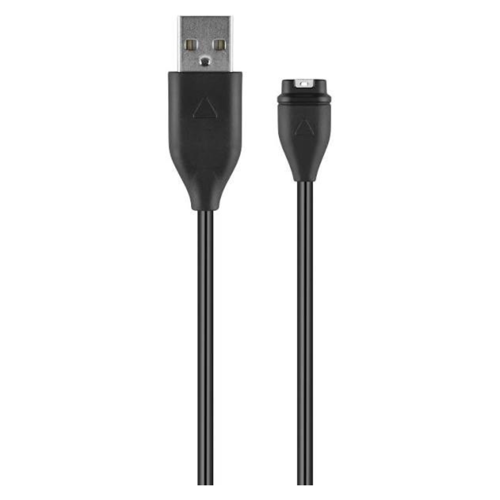 GARMIN USB-A Charging Cable | Black | 010-12491-01 | The Run Hub