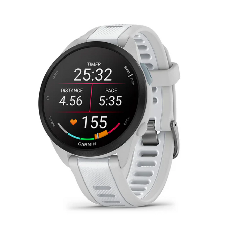 GARMIN FORERUNNER® 165 Watch | Mist Grey/Whitestone | The Run Hub